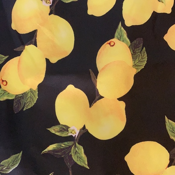 4/$20 •Sale! Boutique Lemon Print Summer Dress S, M, L - Picture 9 of 10